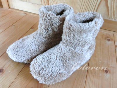 冬支度♪もこもこルームシューズで冷え知らず