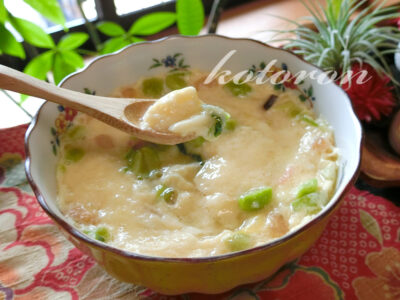 簡単！「ふわとろ茶碗蒸し」お湯と卵入れてチンするだけ♪